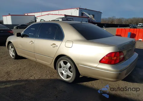 2001 Lexus Ls 430 from USA, damaged, VIN JTHBN30F510043362